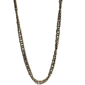Vintage Elegant Gold Tone Chain Necklace Classic Minimalist Fashion Jewelry